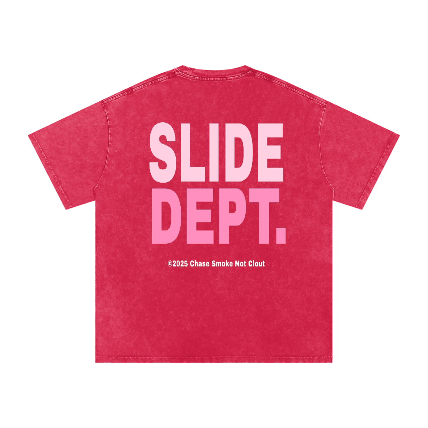 Pink BBLFC/SLIDE DEPT Oversized T-Shirt