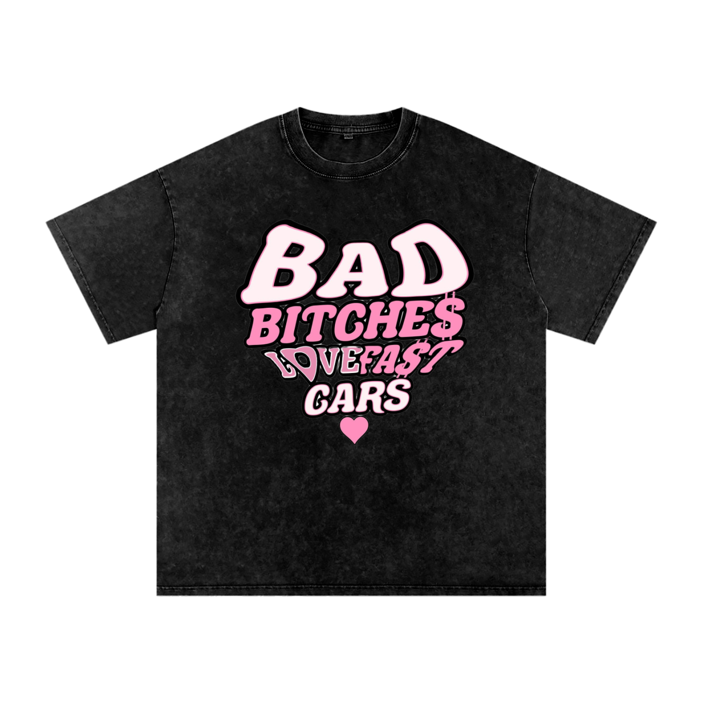 Pink BBLFC/SLIDE DEPT Oversized T-Shirt