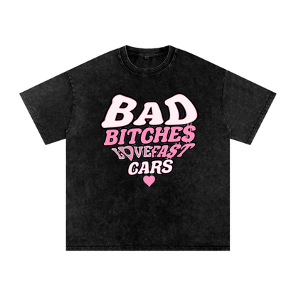 Pink BBLFC/SLIDE DEPT Oversized T-Shirt