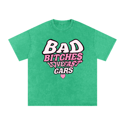 Pink BBLFC/SLIDE DEPT Oversized T-Shirt