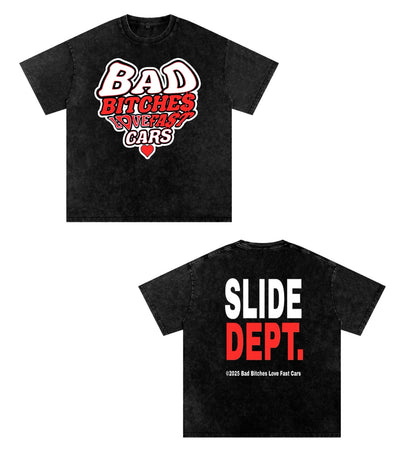 Slide dept / BBLFC  Oversized  T-Shirt