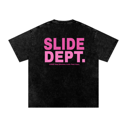 BBLFC flame Oversized Cotton T-Shirt