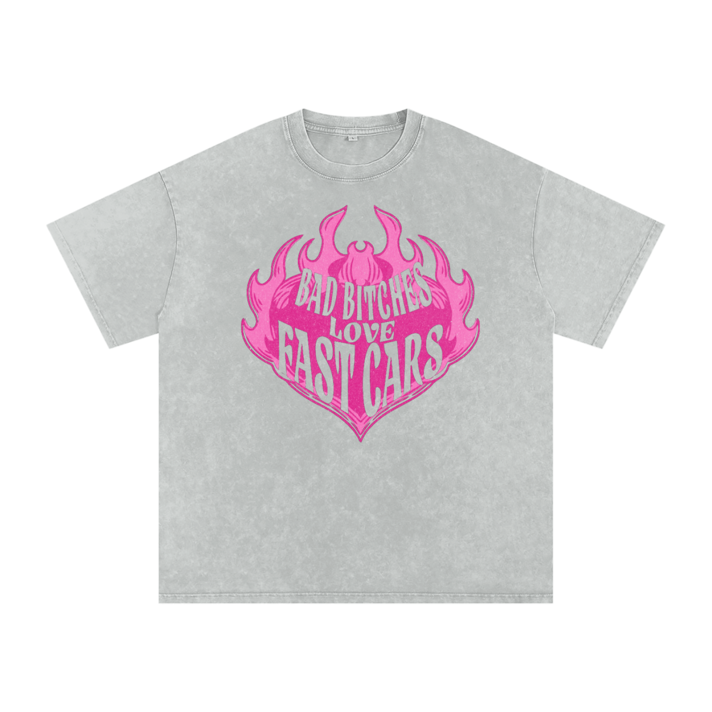 BBLFC flame Oversized Cotton T-Shirt