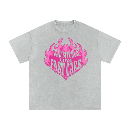 BBLFC flame Oversized Cotton T-Shirt