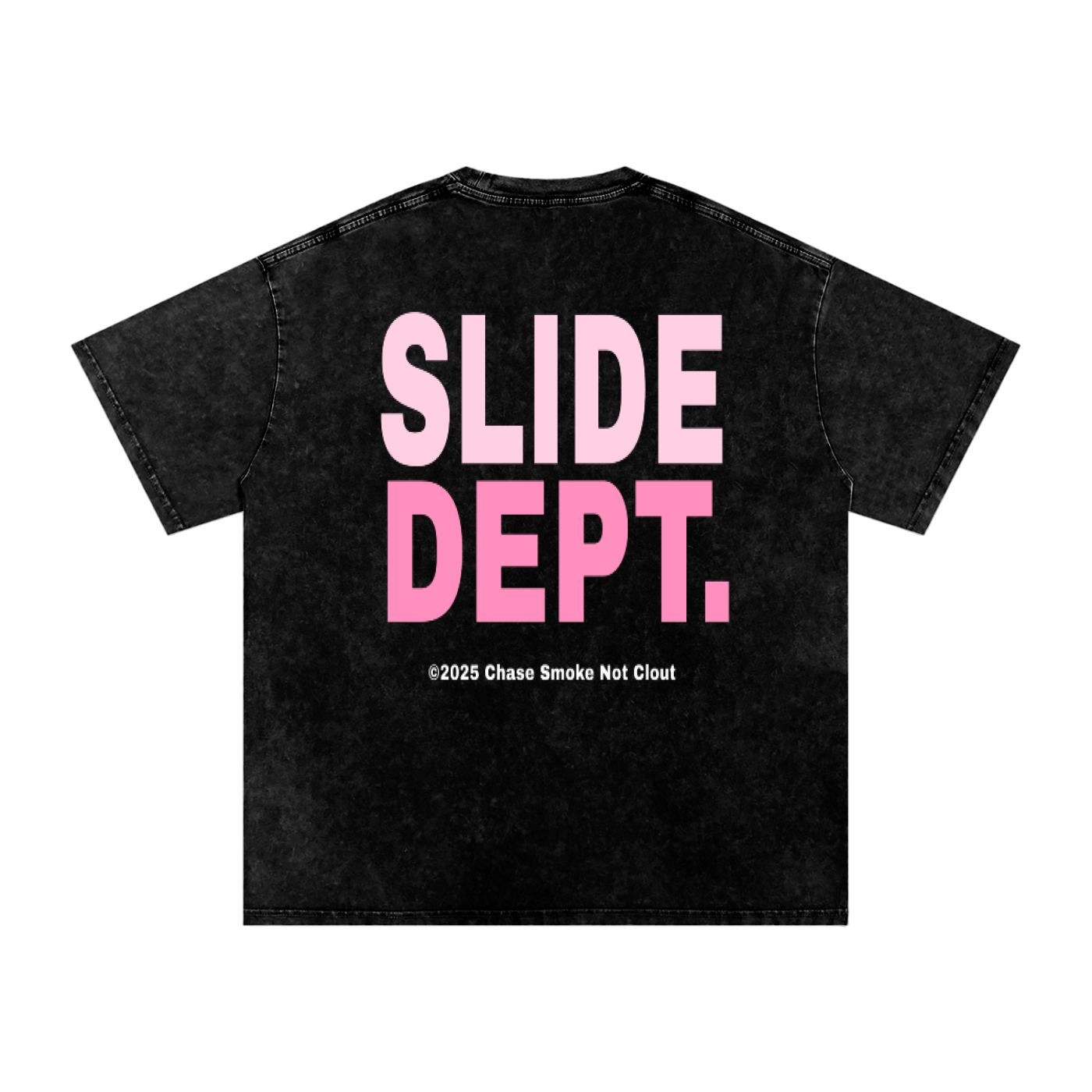 Pink BBLFC/SLIDE DEPT Oversized T-Shirt