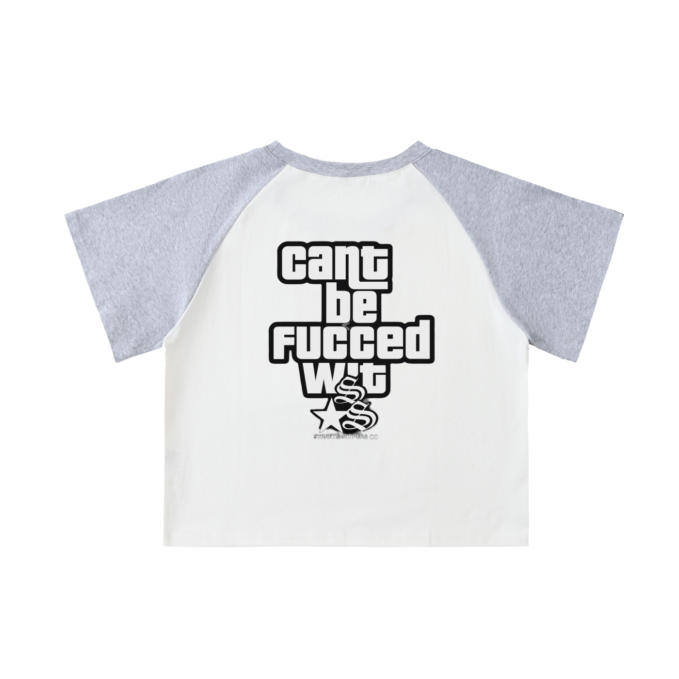 Biker street sweeper Crop Top