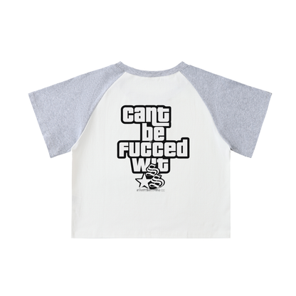 Biker street sweeper Crop Top