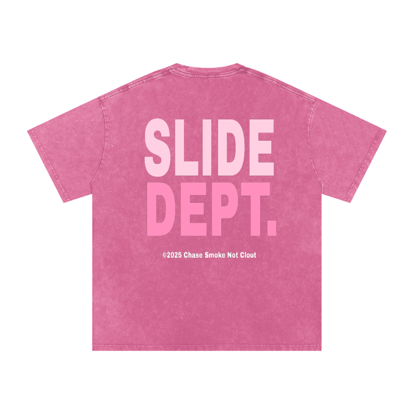 Pink BBLFC/SLIDE DEPT Oversized T-Shirt
