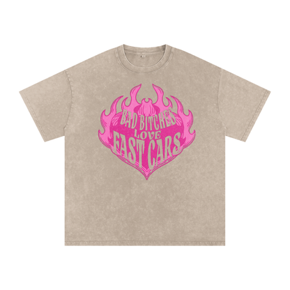 BBLFC flame Oversized Cotton T-Shirt