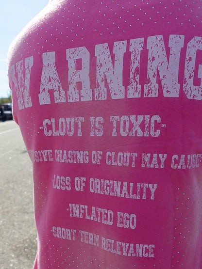 Chase smoke not clout rhinestone zip up