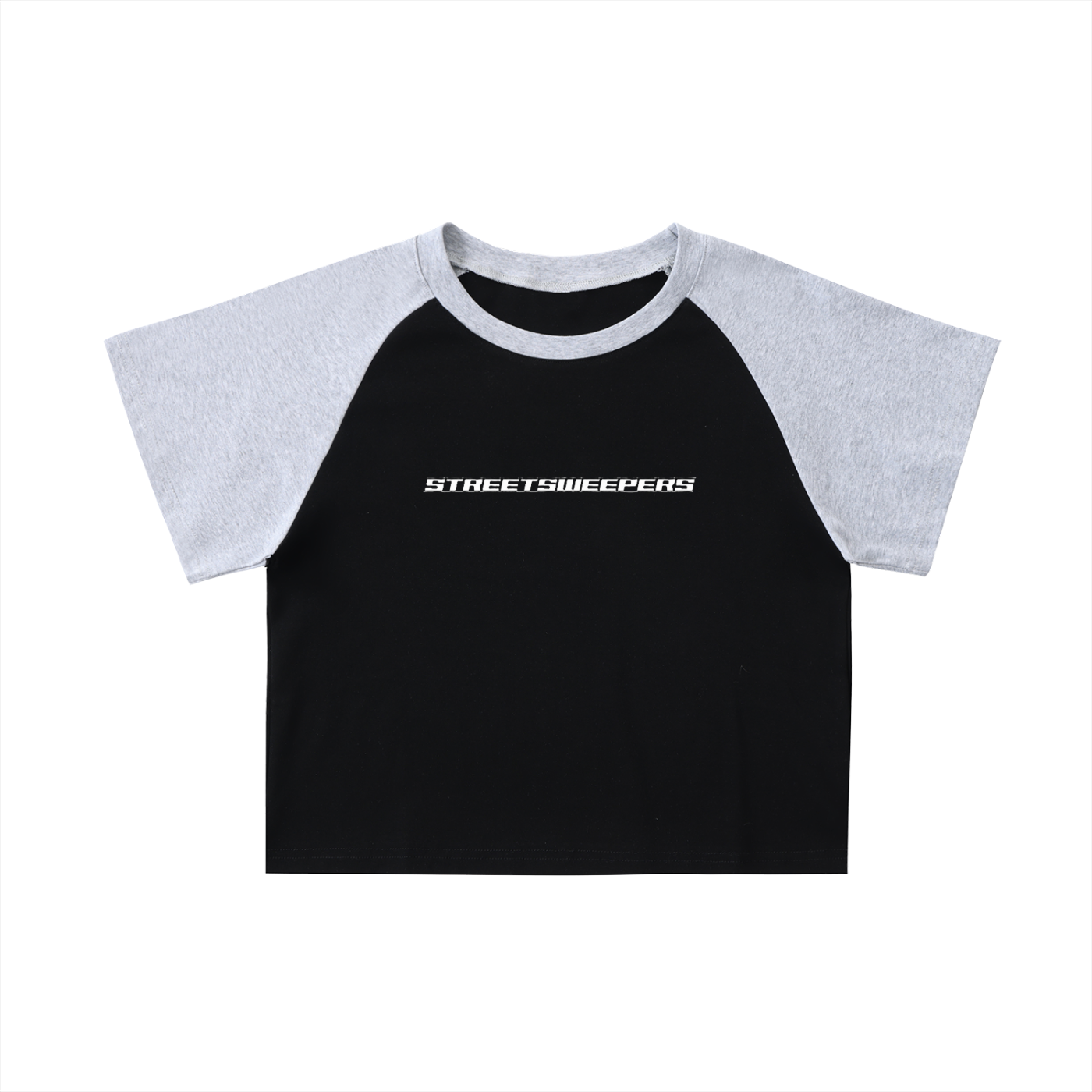 Biker street sweeper Crop Top