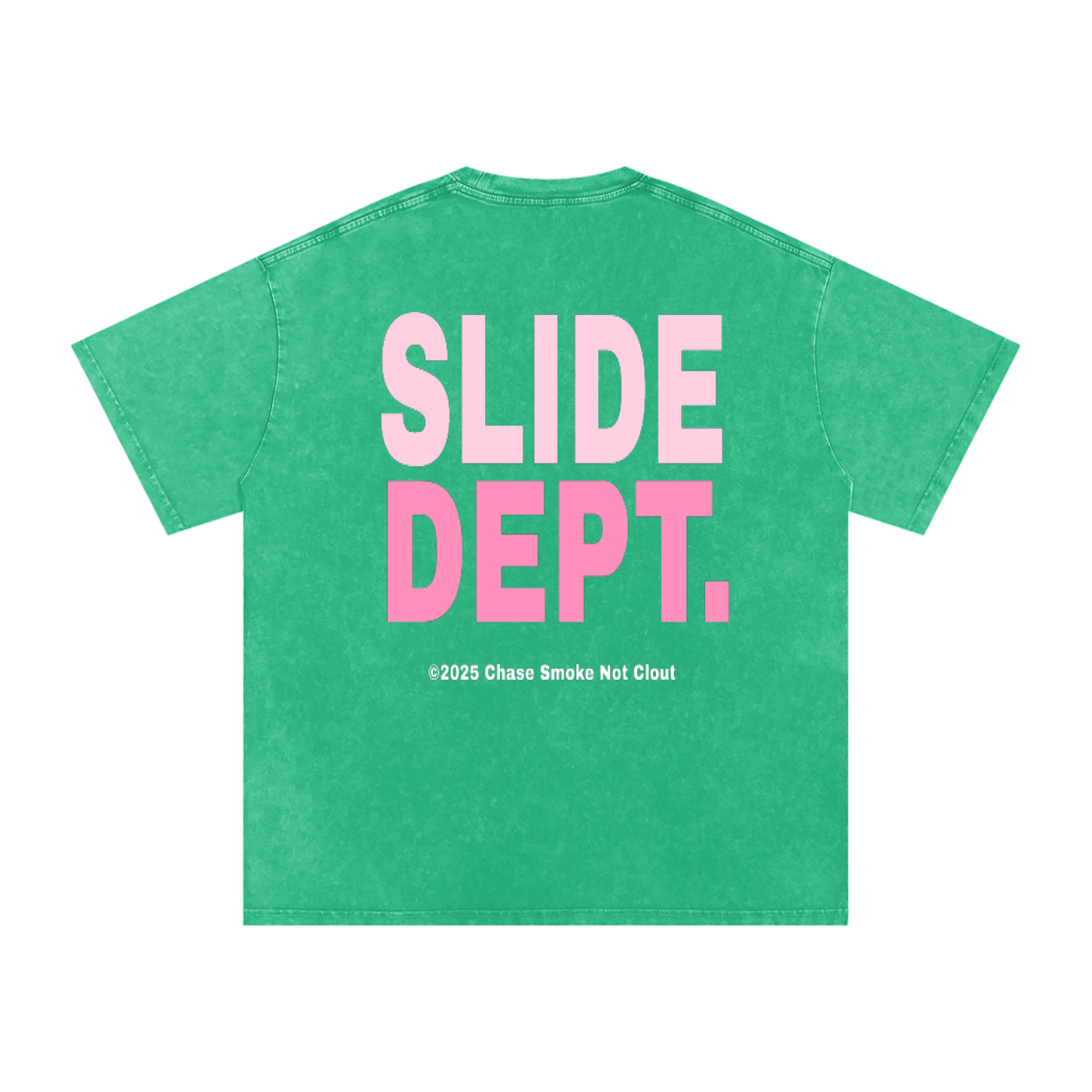 Pink BBLFC/SLIDE DEPT Oversized T-Shirt