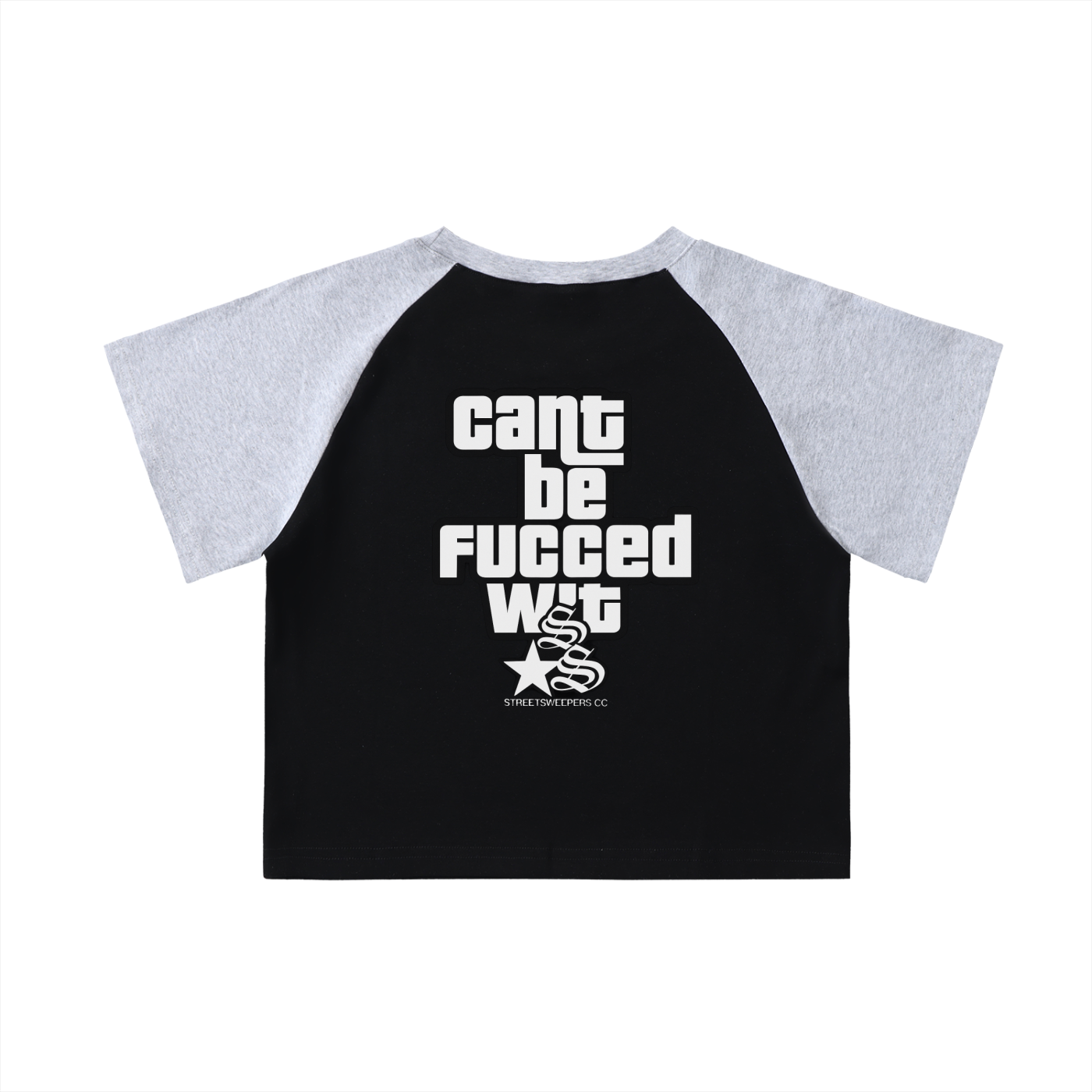 Biker street sweeper Crop Top